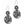 Load image into Gallery viewer, Halo French Wire Earrings
