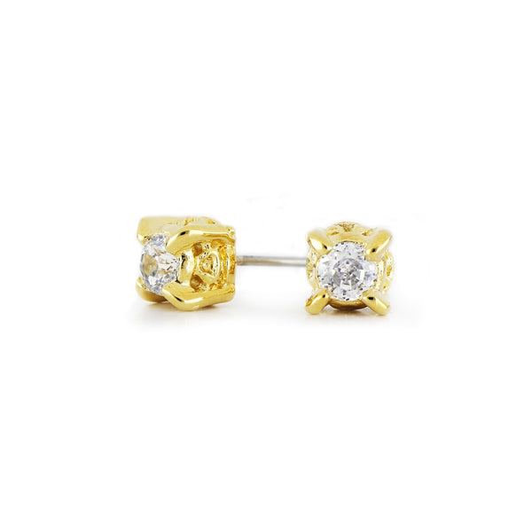 Diamante 1 Carat Stud Earrings