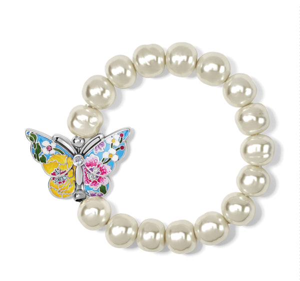 Blossom Hill Garden Pearl Stretch Bracelet