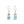 Load image into Gallery viewer, Serenity Earrings - Larimar &amp; Sand

