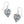 Load image into Gallery viewer, Elora Gems Heart French Wire Earrings
