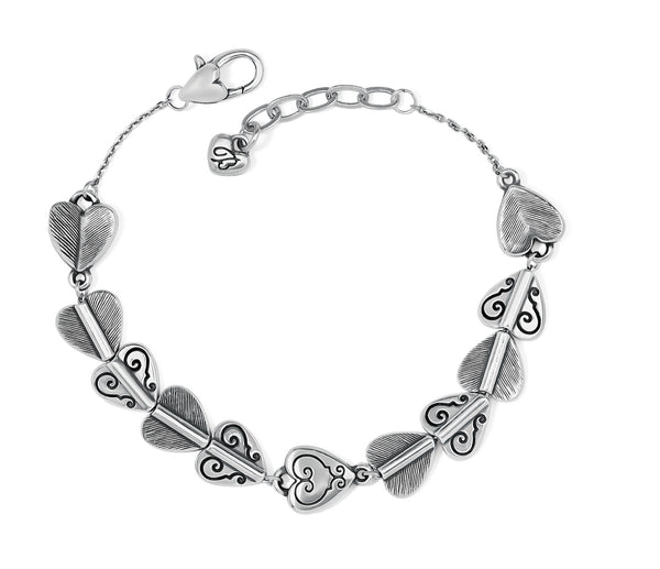 Cascading Hearts Bracelet