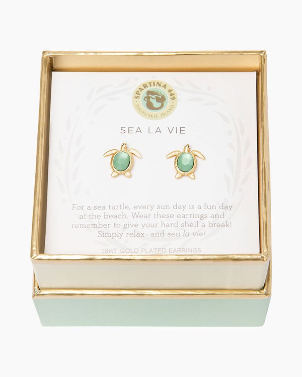 Sea La Vie Sea Turtle Earrings