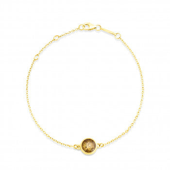 Round Delicate Dune Bracelet - Gold