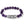 Load image into Gallery viewer, Interlok Lustre Amethyst Stretch Bracelet
