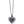 Load image into Gallery viewer, Neptune&#39;s Rings Brazil Blue Quartz Heart Reversible Necklace - Jenna Jane&#39;s Jewelry
