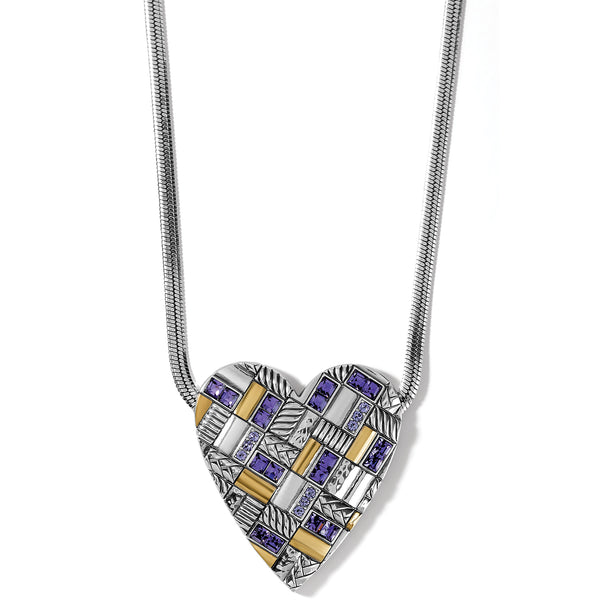 Tapestry Royal Heart Necklace