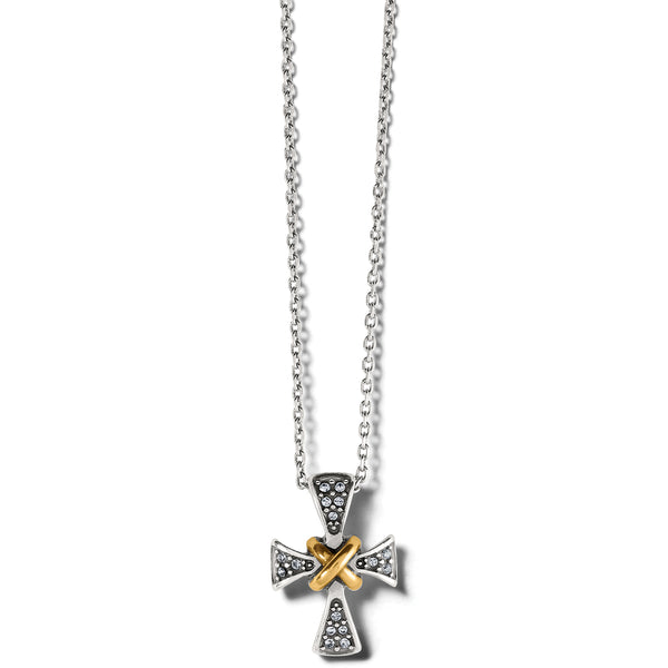 Meridian Tiny Cross Necklace