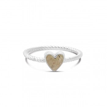 Rope Stacker Ring - Heart