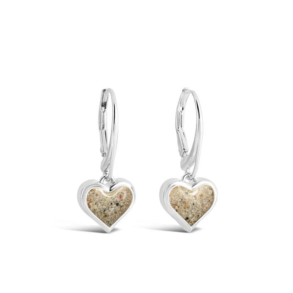 Sand Jewel Hanging Earring - Heart
