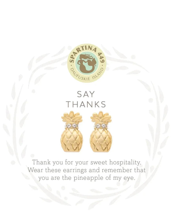 Sea La Vie Say Thanks Earrings